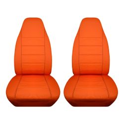 Solid Car Seat Covers - Front