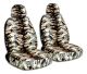 Animal Print Car Seat Covers with 2 Separate Headrest Covers - Front