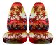 Hawaiian Print Car Seat Covers - Front