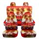 Hawaiian Print Car Seat Covers with 2 Rear Headrest Covers - Full Set