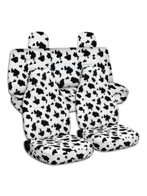 Cow Animal Print Seat Covers For Cars Trucks Vans Rv Suv Car In Australia - Cow Print Jeep Seat Covers