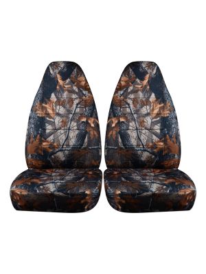 Camouflage Car Seat Covers - Front