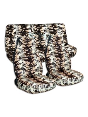 Animal Print Car Seat Covers - Full Set