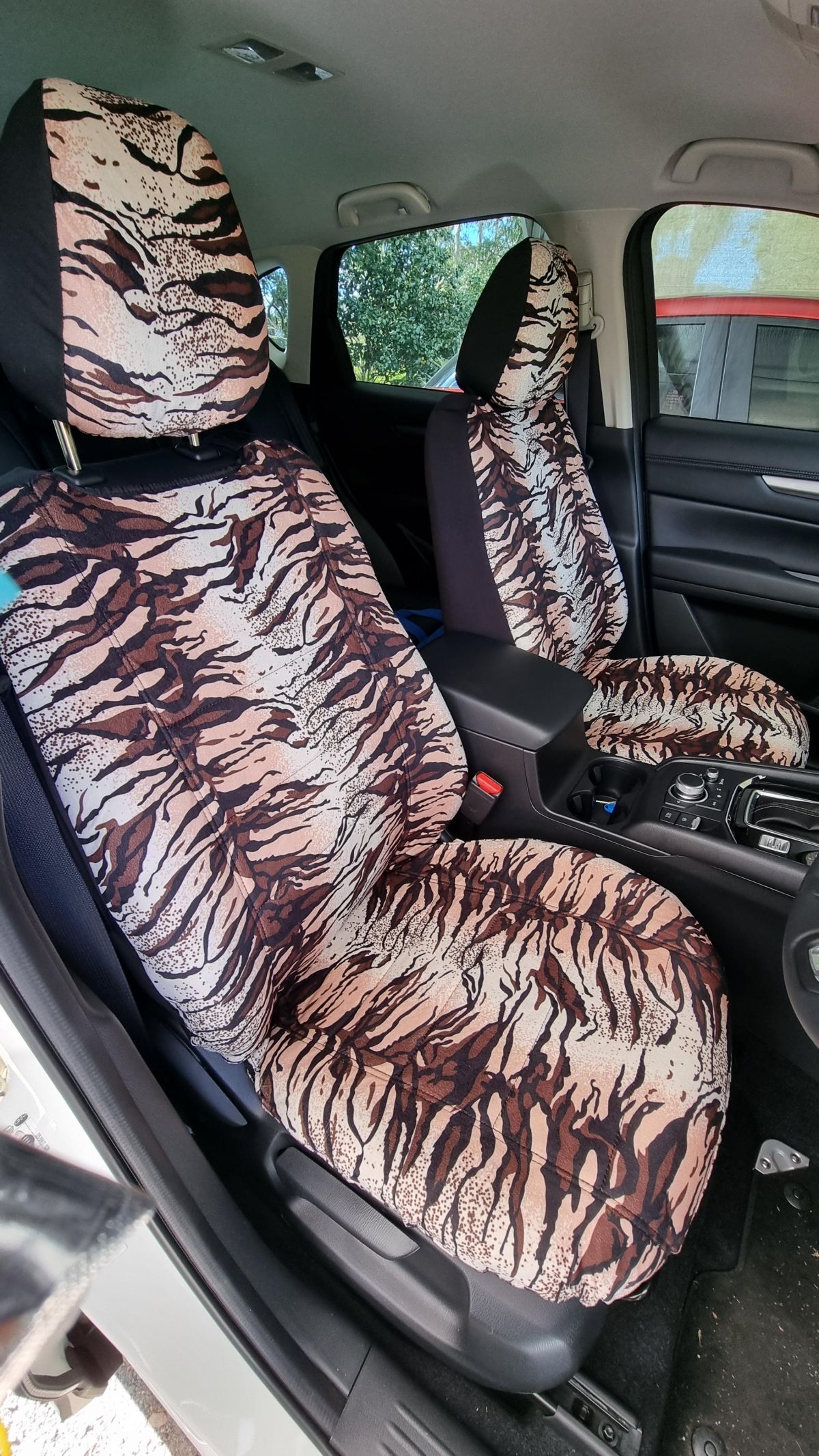 Tiger Eyes Car Seat Covers