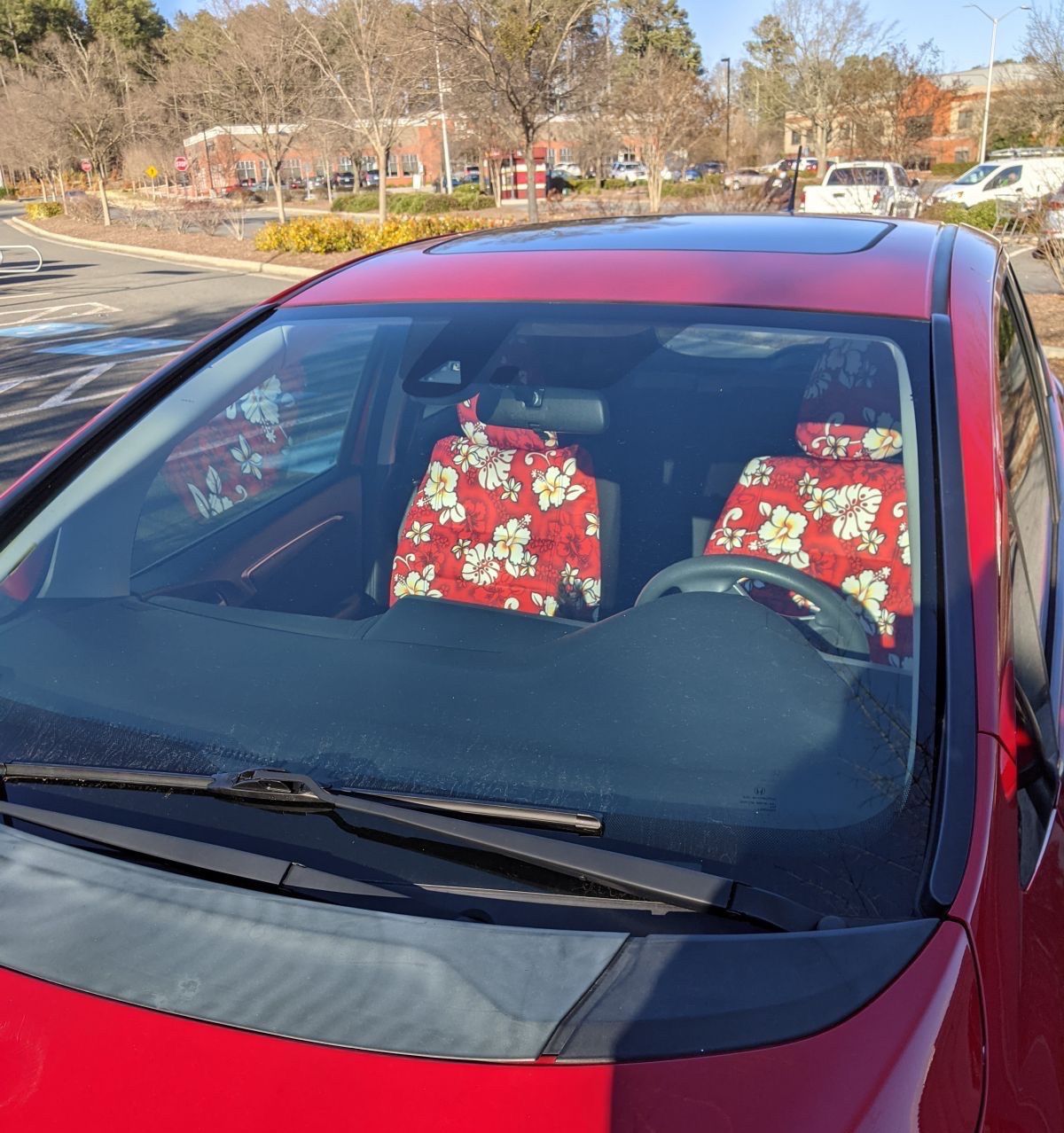 Yellow Hawaiian Pineapple Print Pet Car Seat Cover main image 1