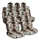 Animal Print Car Seat Covers with 3 Rear Headrest Covers - Full Set