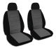 Two-Tone Car Seat Covers with 2 Separate Headrest Covers - Front