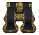 Camouflage and Black Car Seat Covers - Full Set