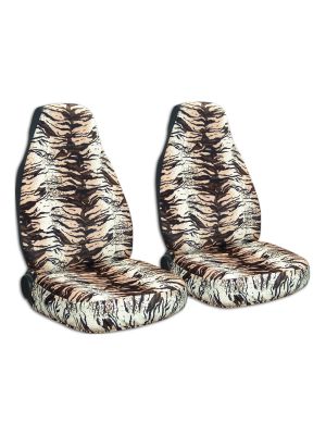 Animal Print Car Seat Covers - Front