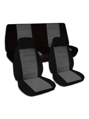 Two-Tone Car Seat Covers - Full Set