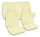 Solid Colour Car Seat Covers - Full Set