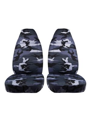 Camouflage Car Seat Covers - Front