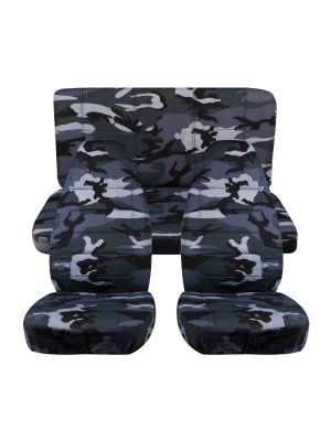 Camouflage Car Seat Covers - Full Set