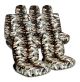 Animal Print Car Seat Covers with 5 (2 Front + 3 Rear) Headrest Covers - Full Set