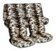 Animal Print Car Seat Covers with 2 Front Headrest Covers - Full Set