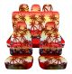 Hawaiian Print Car Seat Covers with 5 (2 Front + 3 Rear) Headrest Covers - Full Set