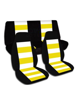 Striped Car Seat Covers - Full Set