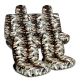 Animal Print Car Seat Covers with 4 (2 Front + 2 Rear) Headrest Covers - Full Set