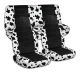 Animal Print and Black Car Seat Covers - Full Set