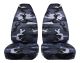 Camouflage Car Seat Covers - Front