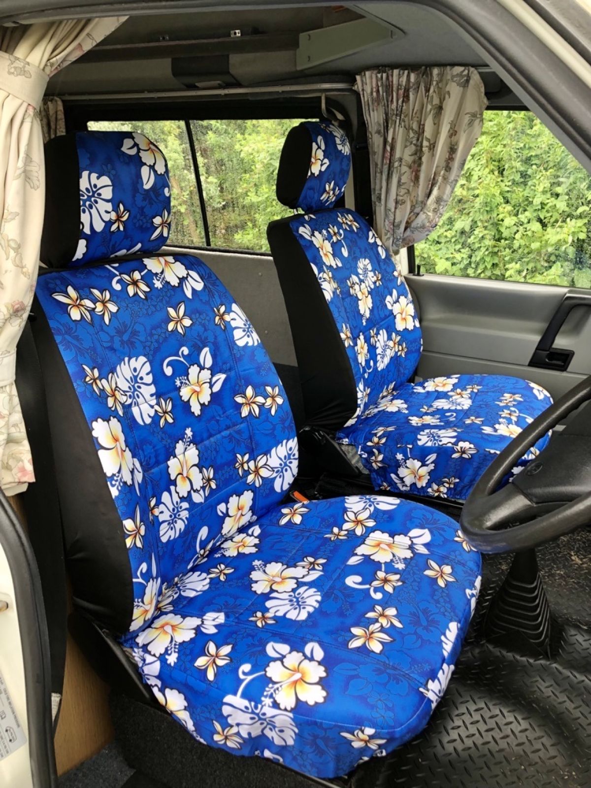 Hawaiian Pineapple Print Car Seat Covers