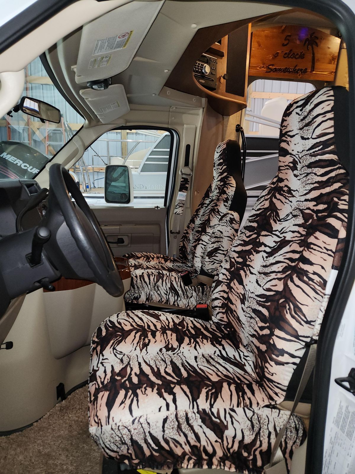 Puppy Dalmatian Dog Pattern Print Universal Fit Car Seat Cover