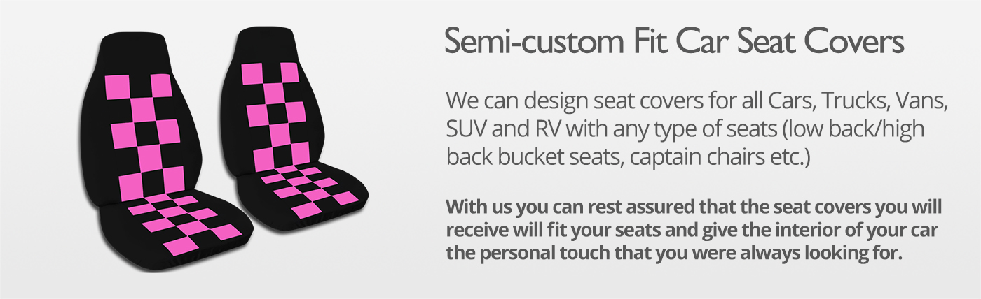 Checkered Car Seat Covers