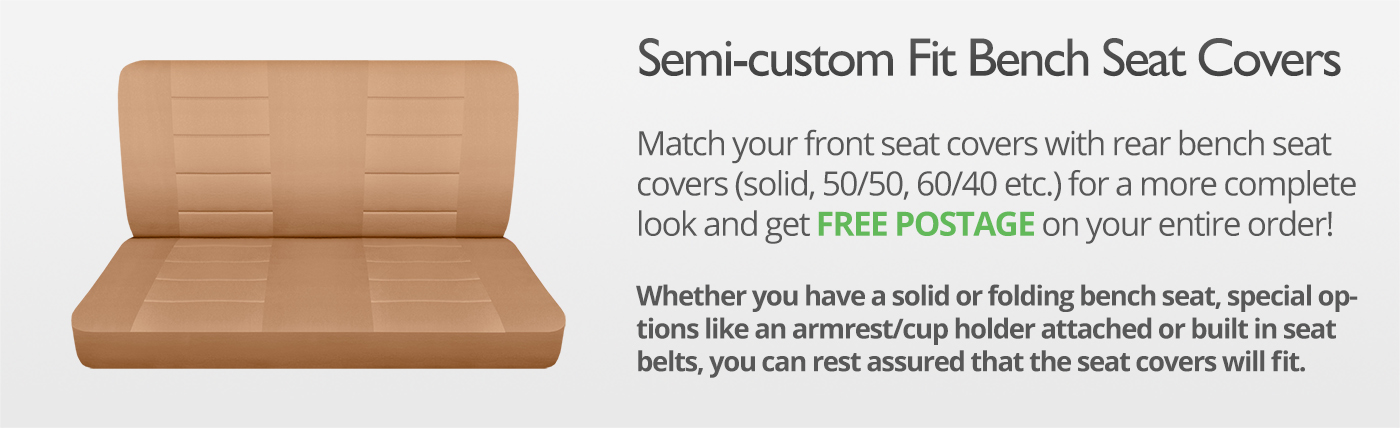 Solid Color Truck Seat Covers